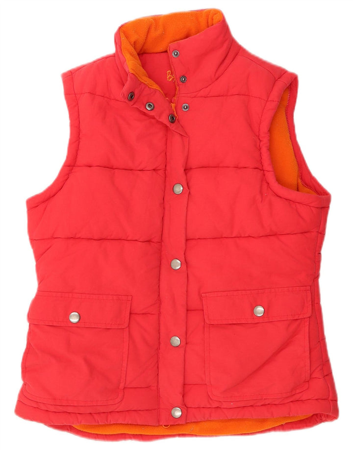 Boden Wattierte Weste für Damen, UK 10, Größe S, Rosa, Baumwolle