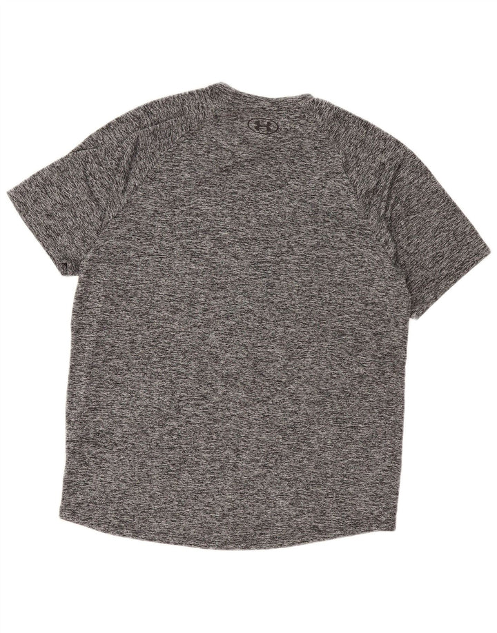 Under Armour Herren-T-Shirt-Oberteil, großes, grau meliertes Polyester