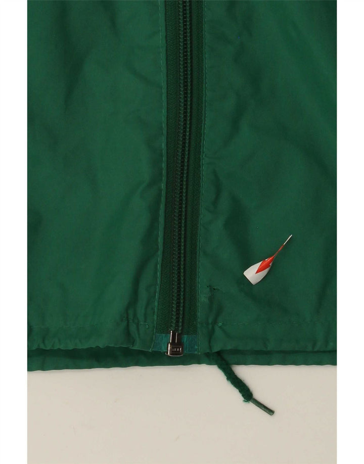 K-Way Herren-Regenjacke mit Kapuze, UK 38, Mittelviolett, Colourblock-Polyamid