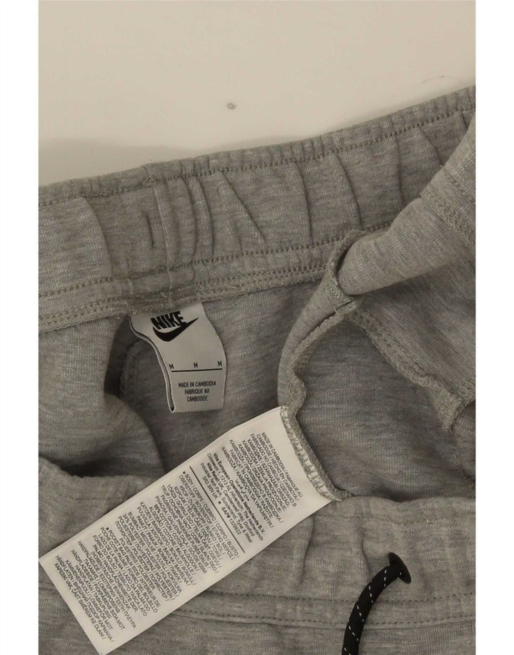 Nike Herren-Sportshorts aus mittelgrau gefleckter Baumwolle