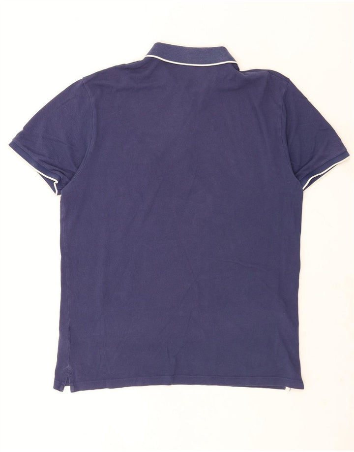 Gant Herren-Poloshirt, groß, marineblau, Baumwolle