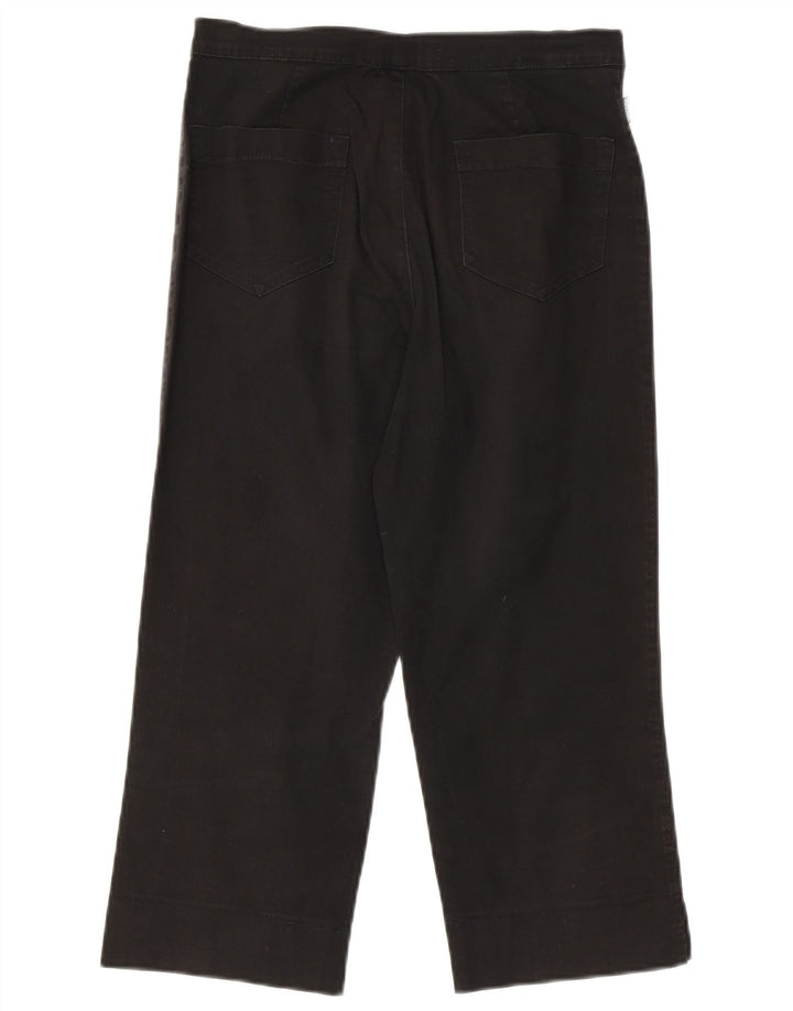 MOSCHINO Gerade Capri-Hose für Damen W28 L21 Schwarz