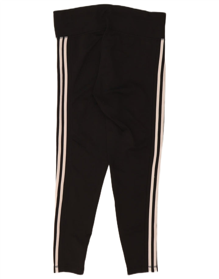 ADIDAS Damen Climalite Leggings UK 20/22 XL Schwarz Polyester