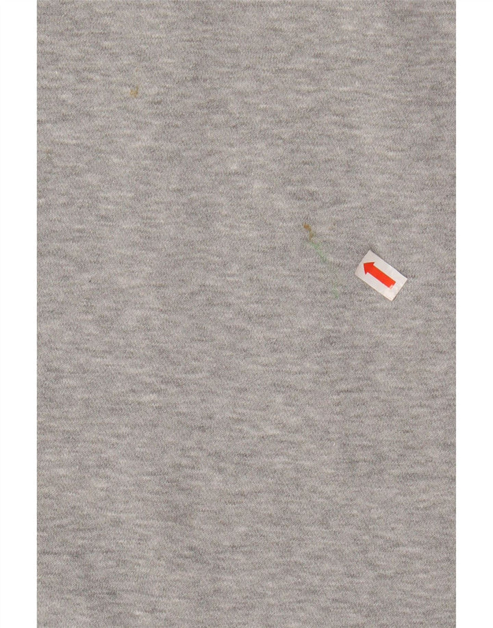 NIKE Womens Oversized Sweatshirt Jumper UK 10 Small Grey Cotton