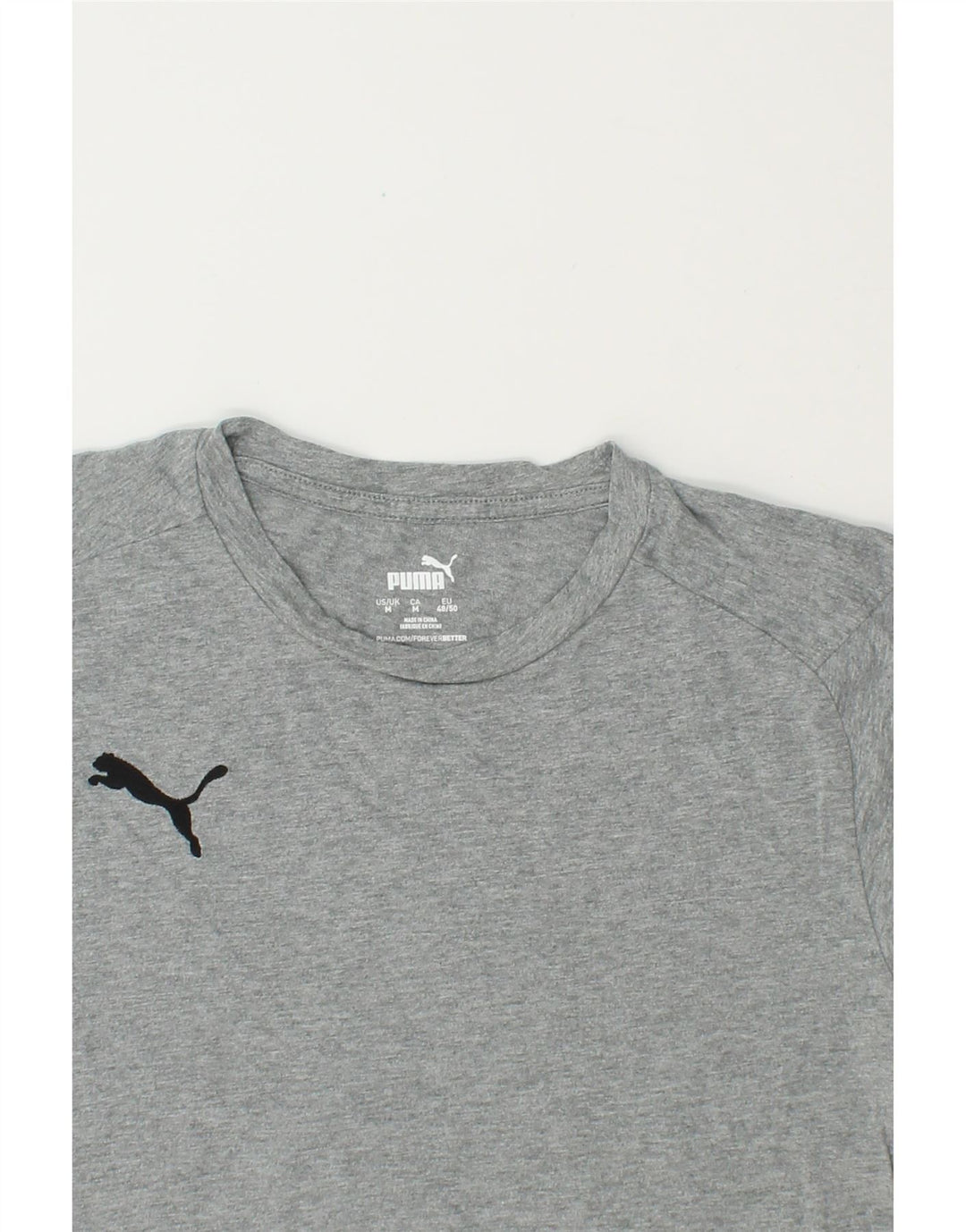 PUMA Mens T-Shirt Top Medium Grey Vintage Puma and Second-Hand Puma from Messina Hembry 
