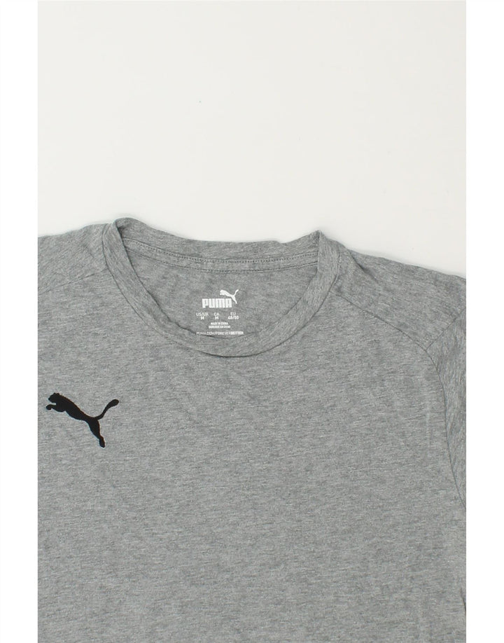 PUMA Mens T-Shirt Top Medium Grey Vintage Puma and Second-Hand Puma from Messina Hembry 