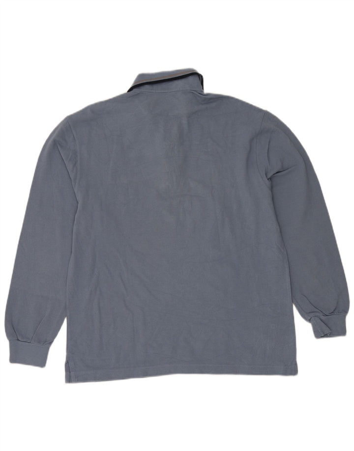 Fred Perry Herren-Poloshirt aus mittelblauer Baumwolle