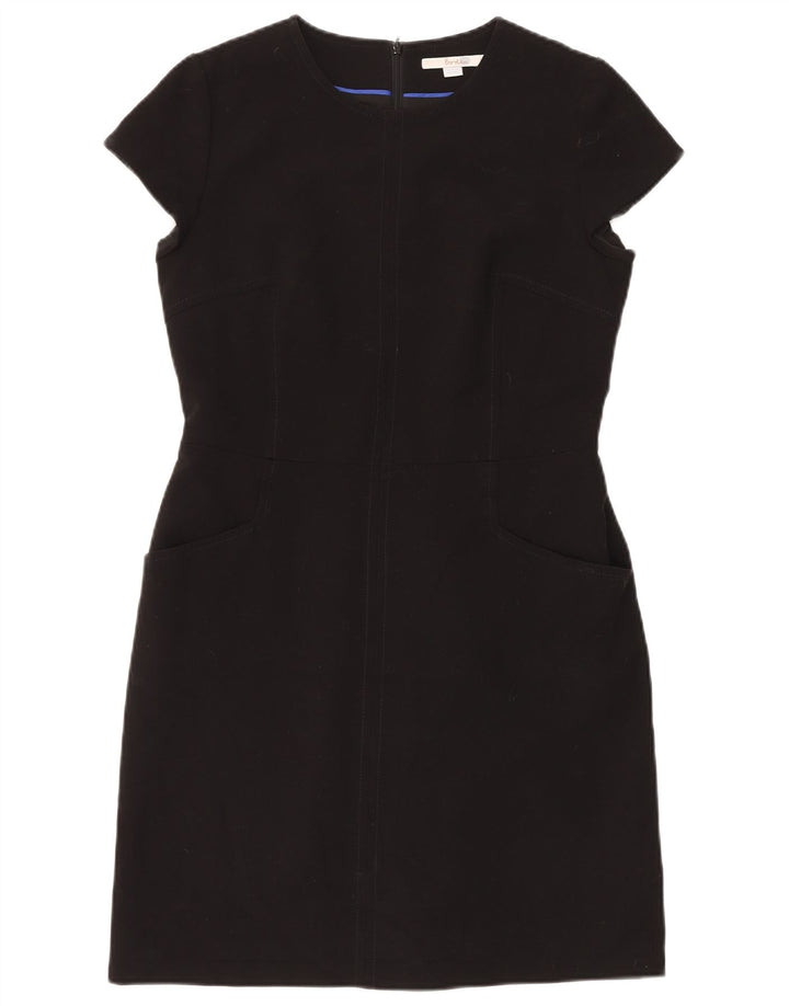 Boden Damen Etuikleid UK 14 Large Schwarz Polyester