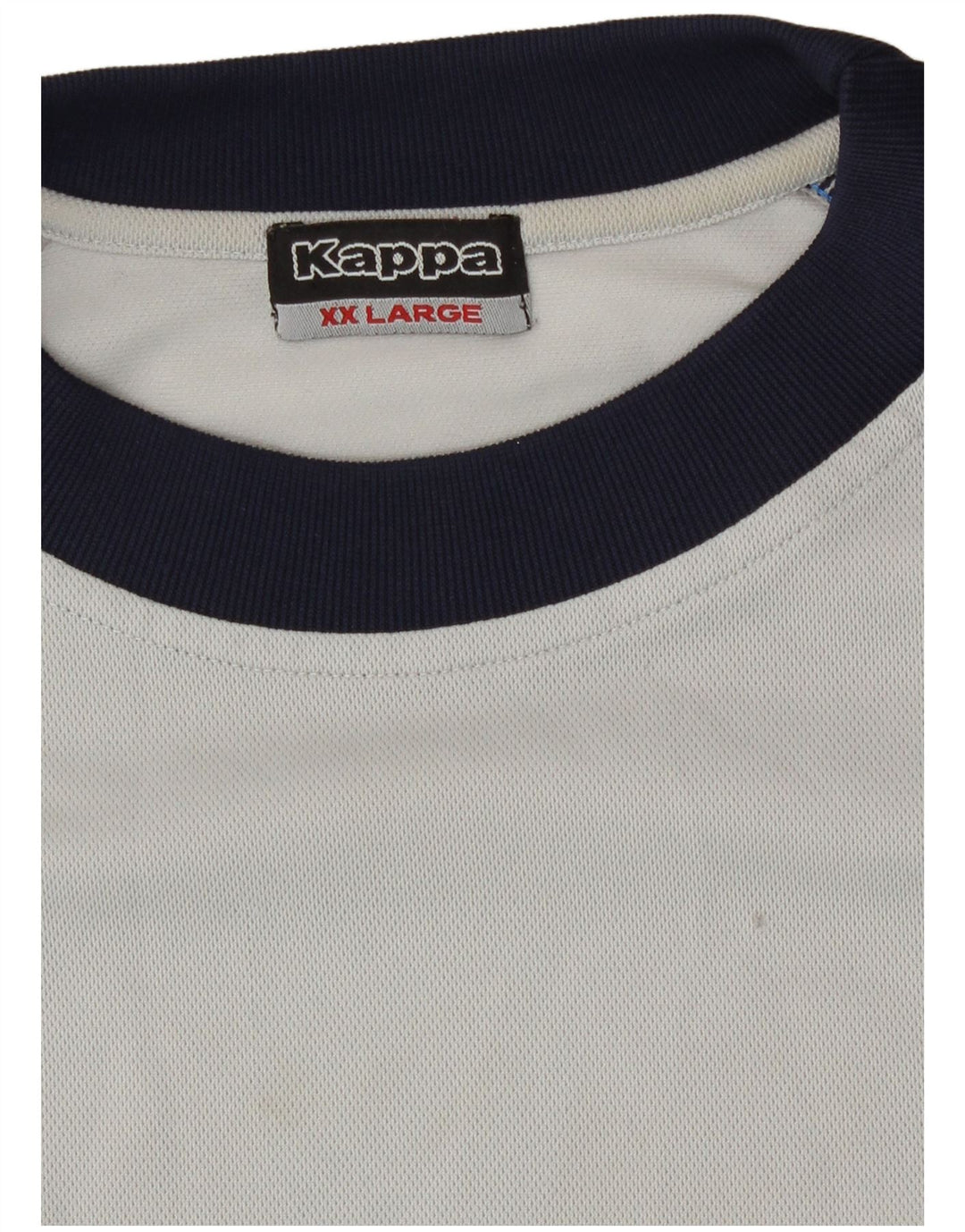 Kappa Herren T-Shirt Top 2XL Graues Colourblock-Polyester