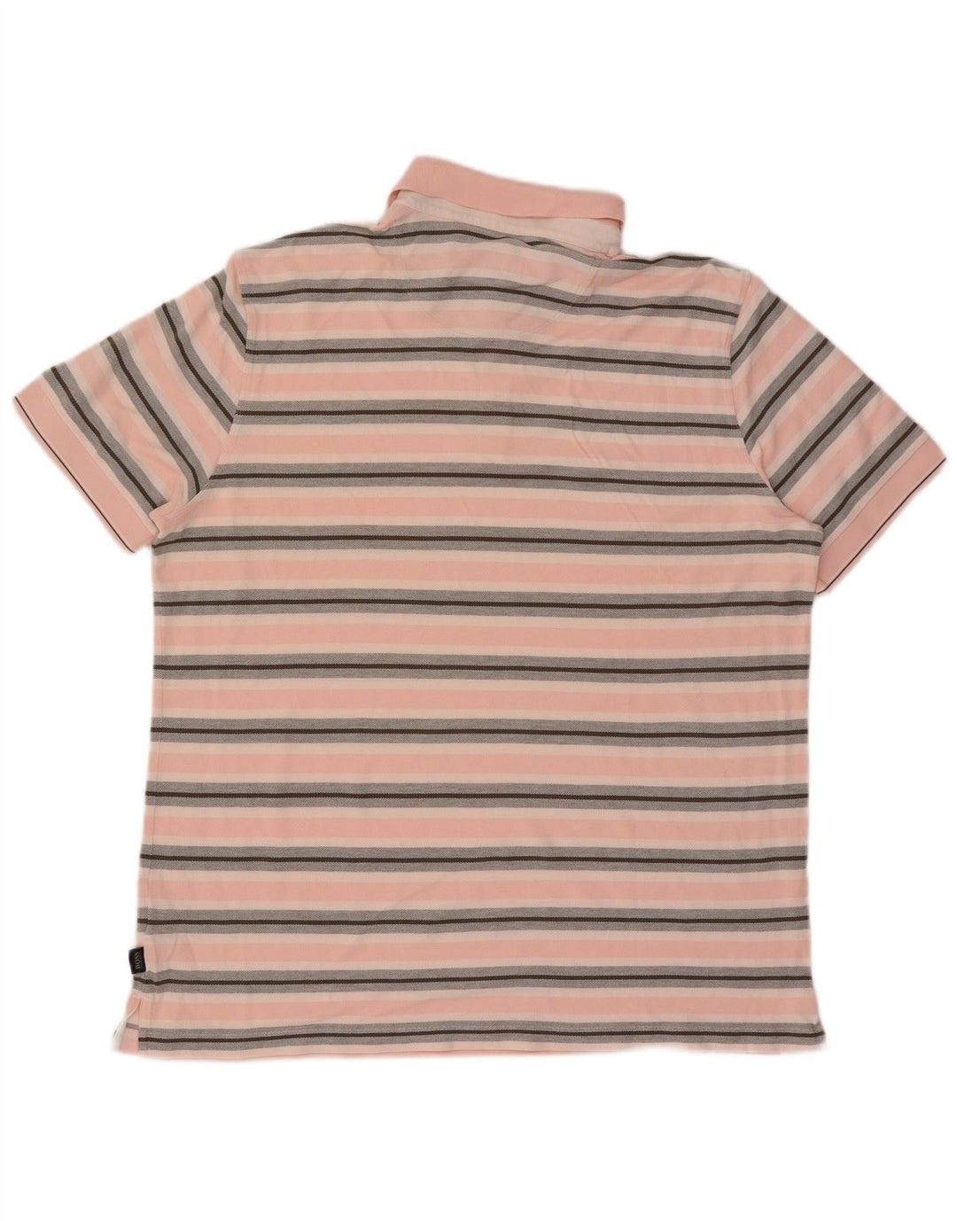 Hugo Boss Herren Poloshirt 2XL Rosa gestreift