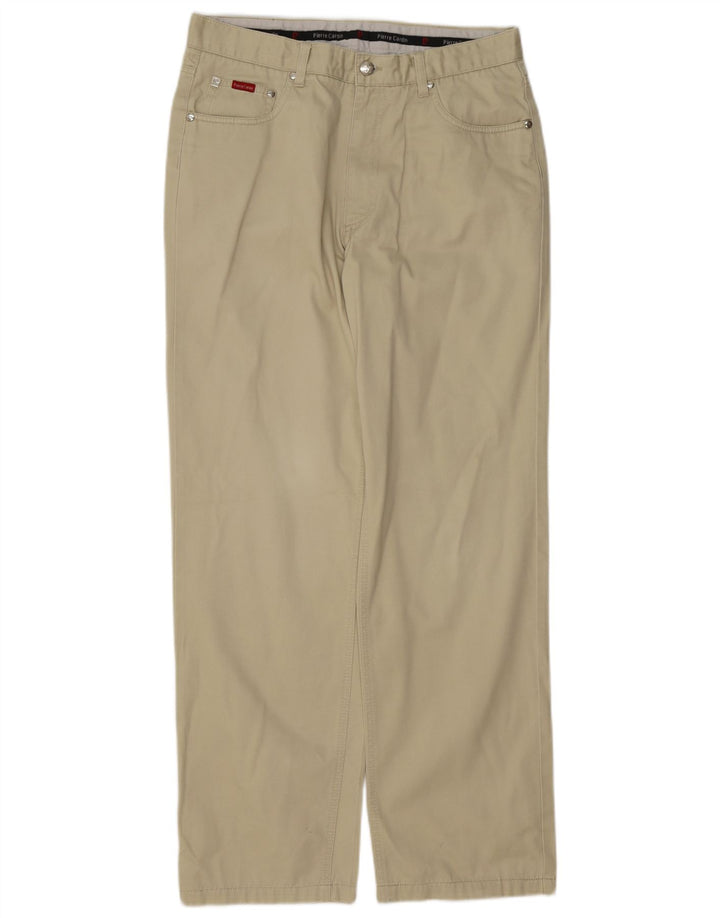 PIERRE CARDIN Gerade Freizeithose für Herren, W32, L31, Beige