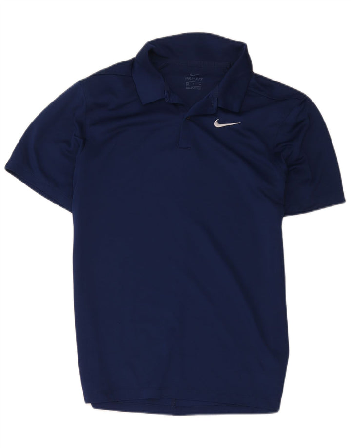 Nike Herren Dri Fit Poloshirt, Größe S, Marineblau, Polyester