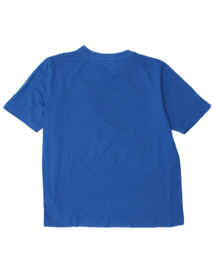 AUSTRALIAN L'ALPINA Herren T-Shirt Top mittelblaue Baumwolle