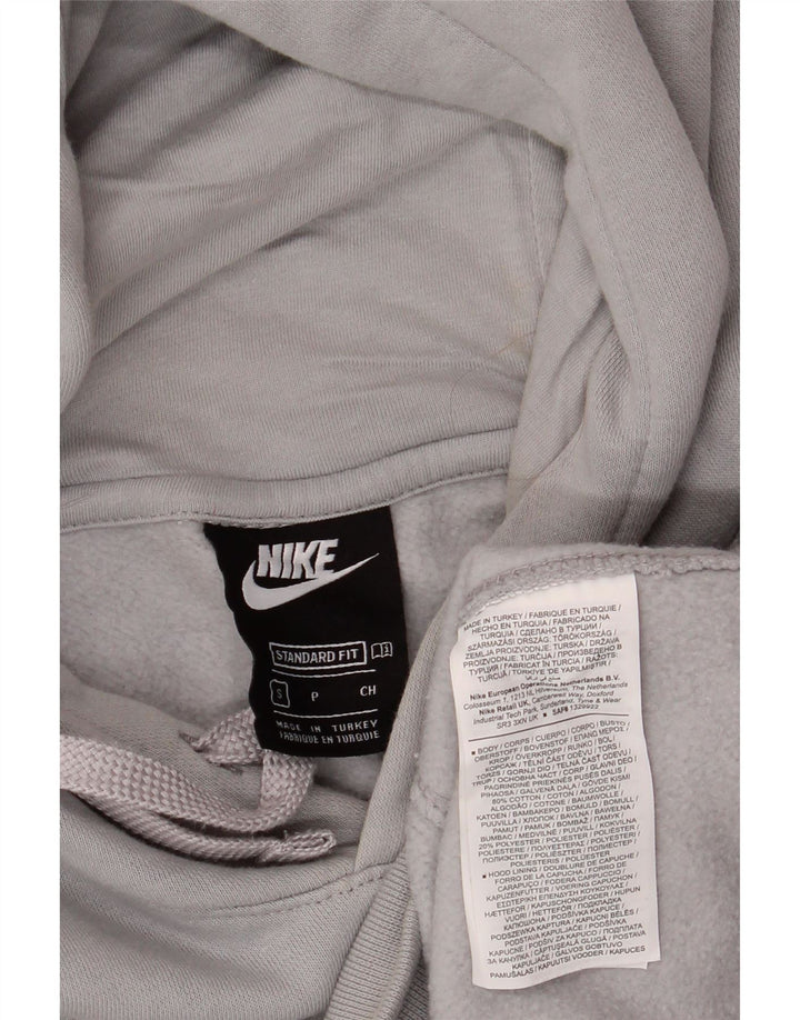 Nike Herren-Kapuzenpullover mit Standard-Passform, Größe S, Grau, Baumwolle