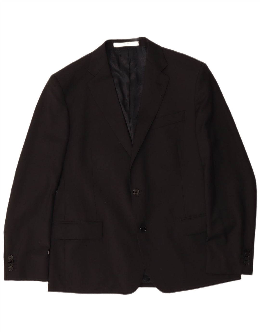 Ferre Herren-Blazer mit 2 Knöpfen, IT 54, 2XL, schwarze Wolle