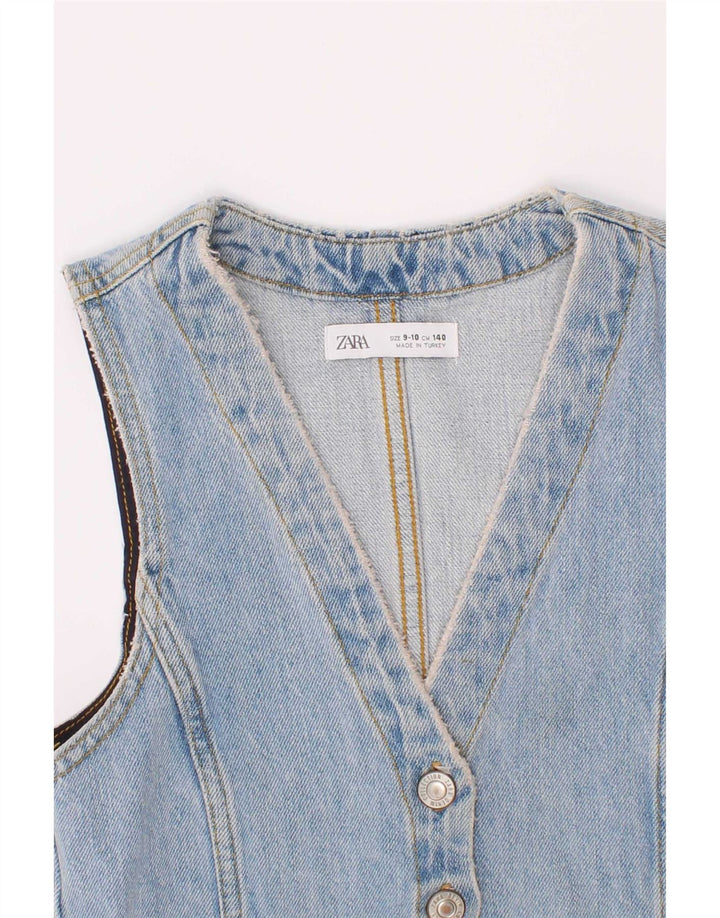 Zara Jeansweste für Mädchen, 9–10 Jahre, Blau