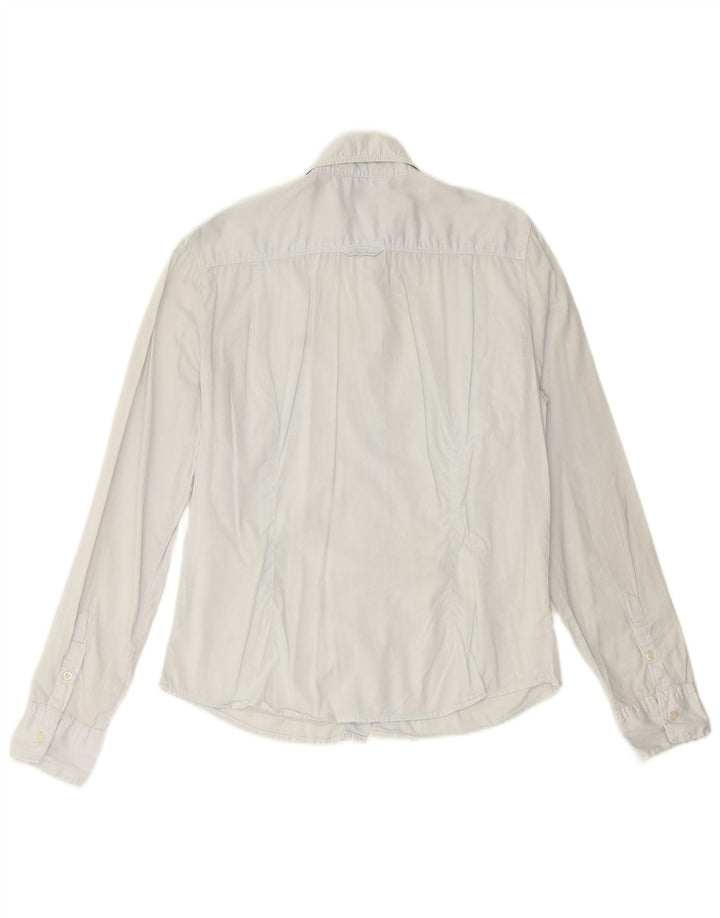 NAPAPIJRI Damen Geographic Übergroßes Hemd UK 10 Small Blau