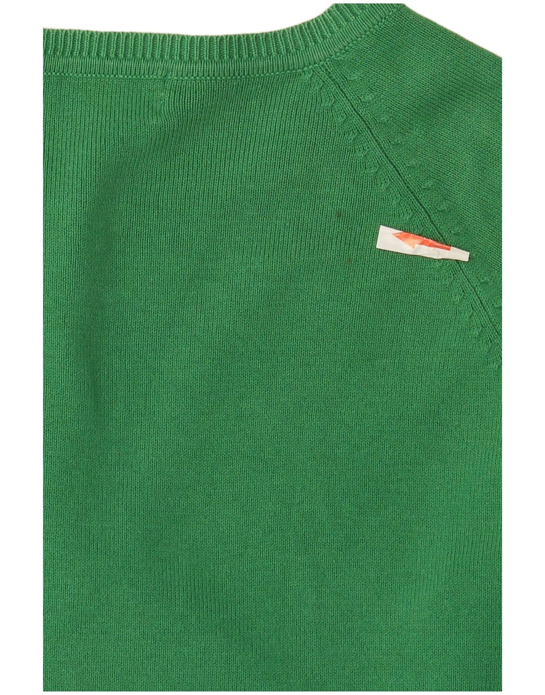 Zara Damen-Cardigan-Pullover UK 12 Mittelgrüne Baumwolle