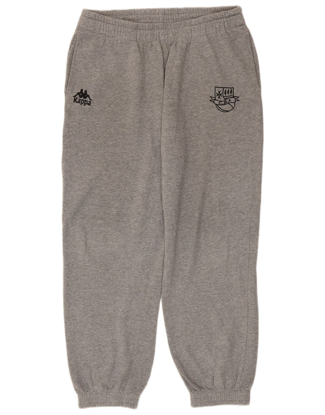Kappa Herren Trainingshose Jogger XL Grau meliert