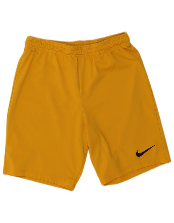 Nike Herren Dri Fit Sport Shorts Mittelgelbes Polyester