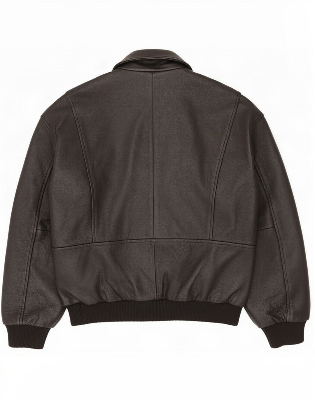 Vintage Herren Lederjacke IT 52 XL Schwarz