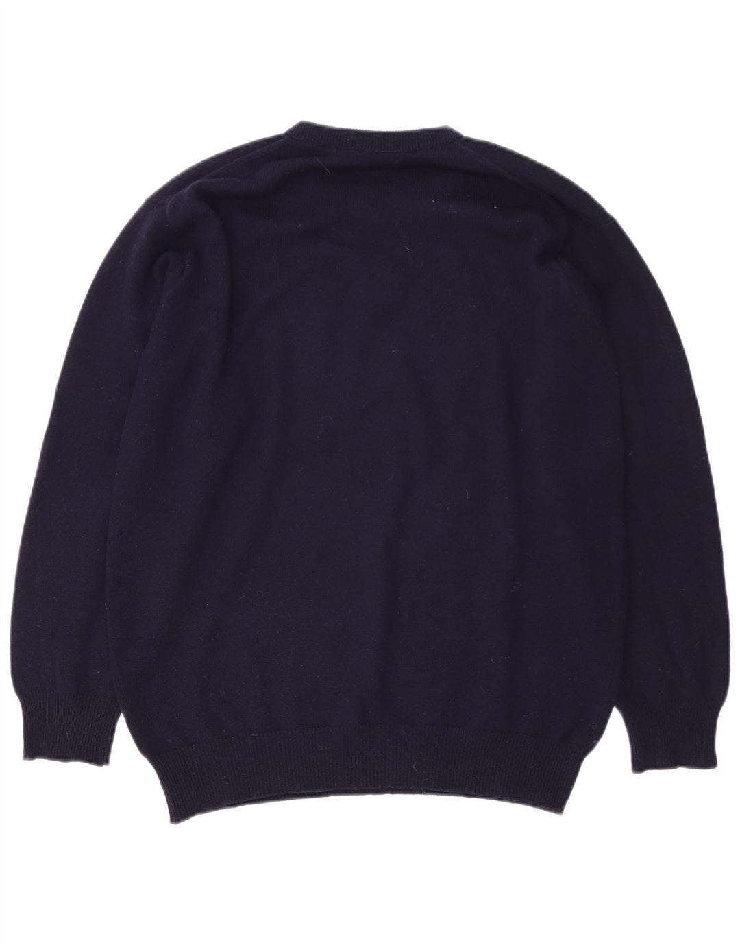 Lyle & Scott Herren-Pullover mit Rundhalsausschnitt, mittleres Marineblau