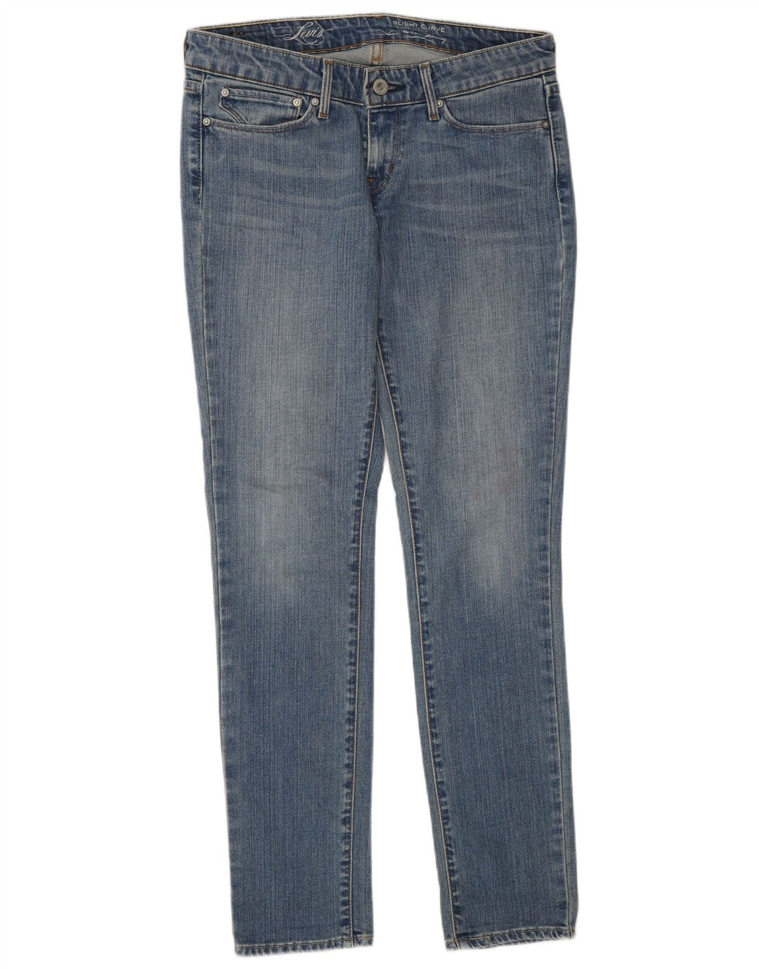 Levi's Damen Slight Curve Skinny Jeans W28 L30 Blau