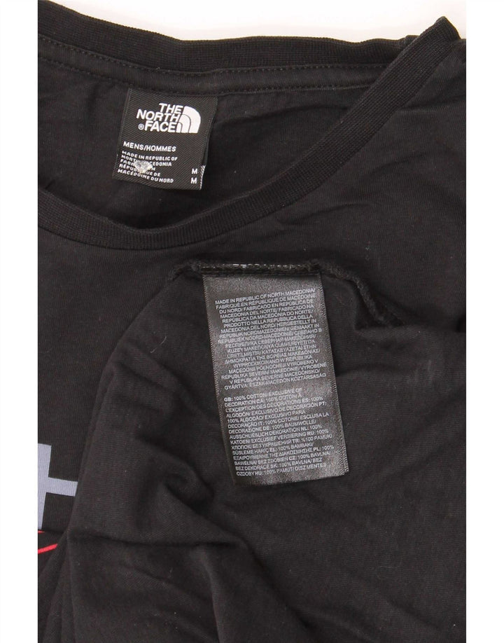 The North Face Herren-T-Shirt mit Grafik, mittelschwarze Baumwolle