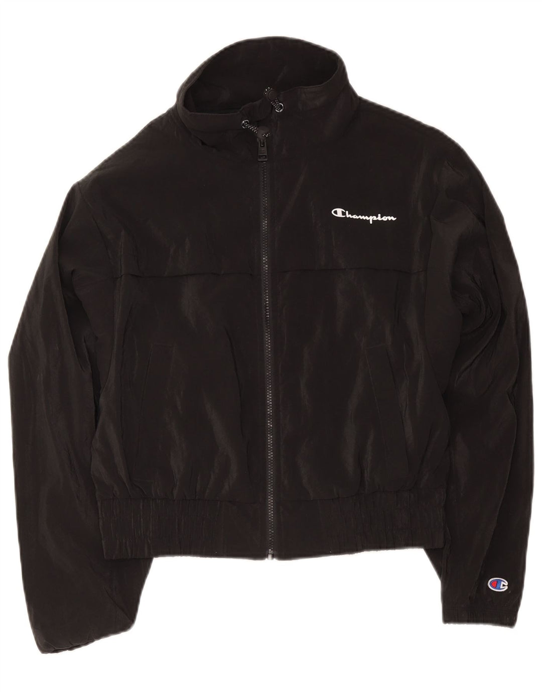 Champion Damen-Trainingsanzug-Top-Jacke, UK 14, mittelschwarzes Polyester