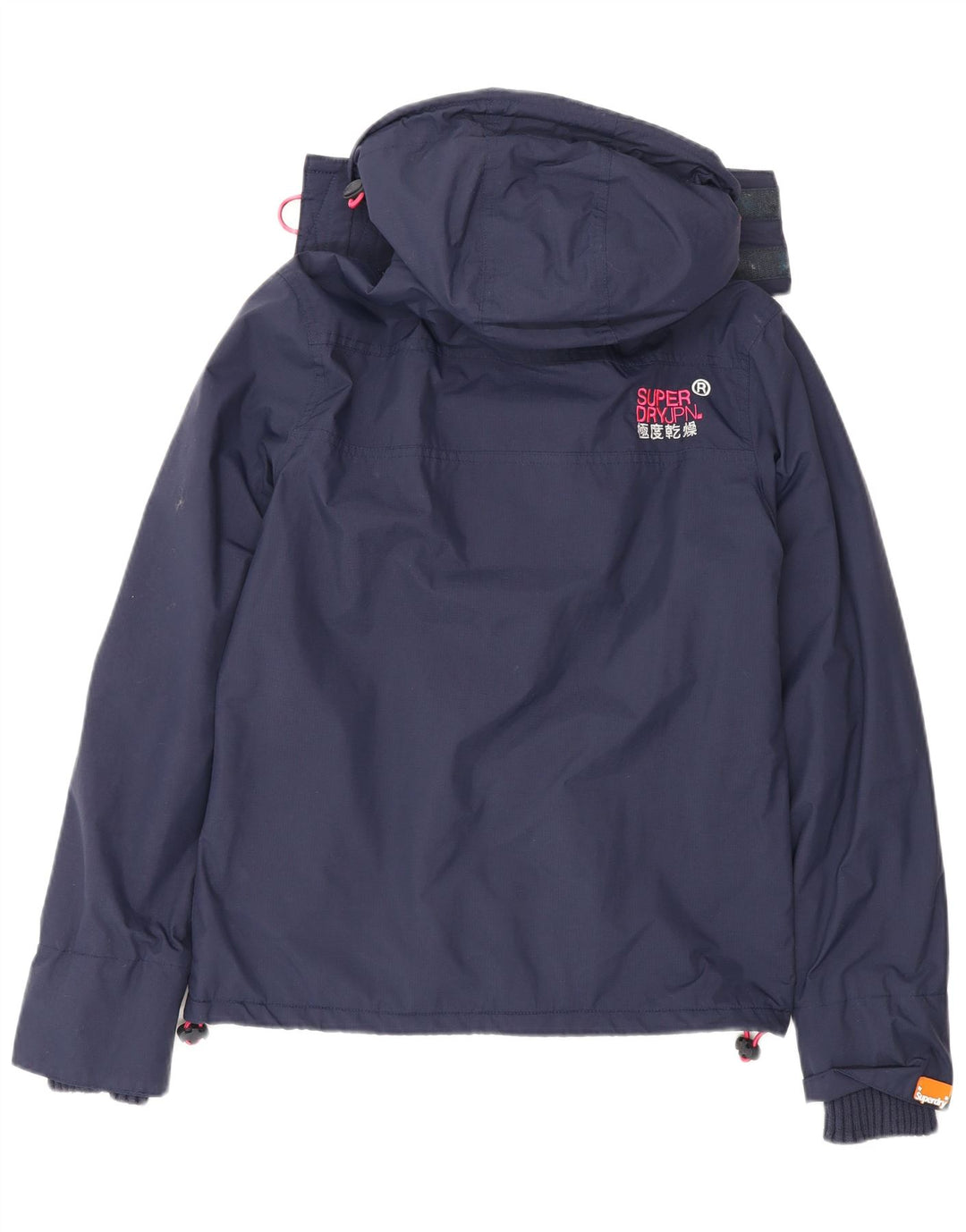 Superdry Damen Windcheater mit Kapuze, Windjacke, Gr. 10, Marineblau