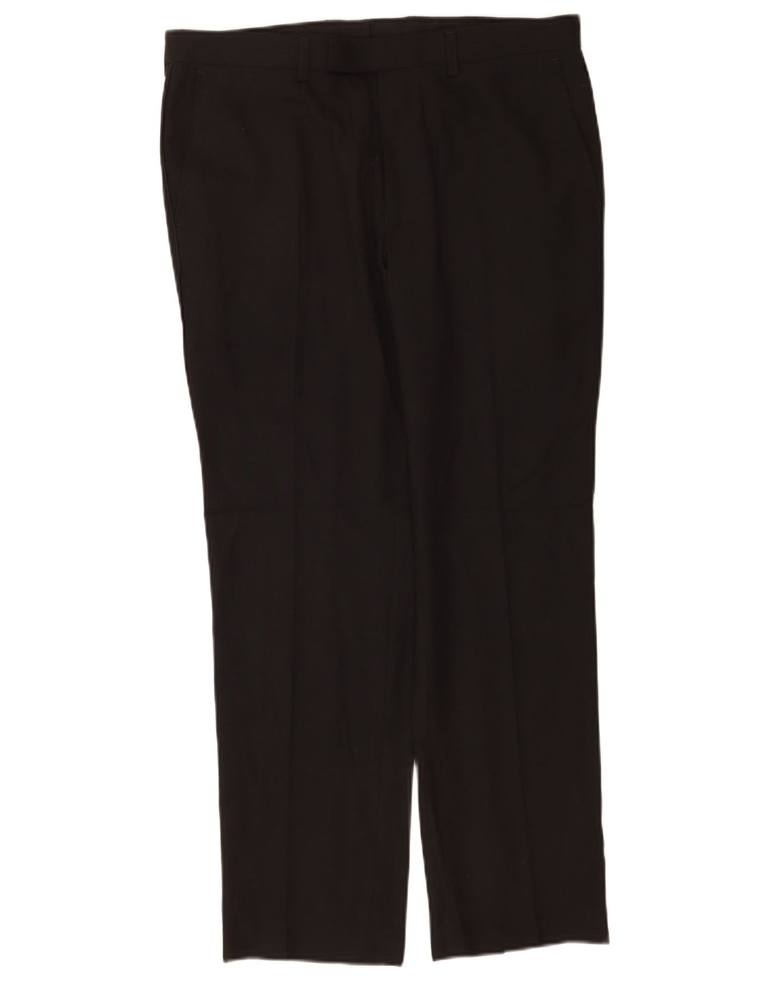 Marks & Spencer Herren Slim Fit Anzughose W34 L29 Schwarz Polyester