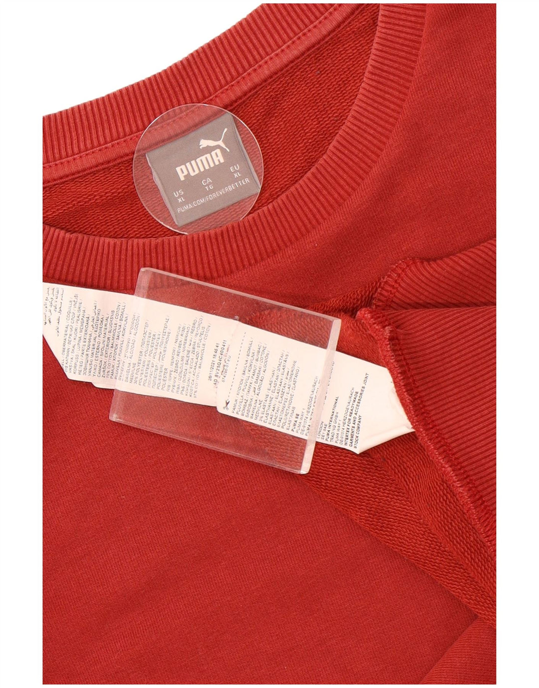 Puma Herren Sweatshirt Pullover XL Kastanienbraun Baumwolle