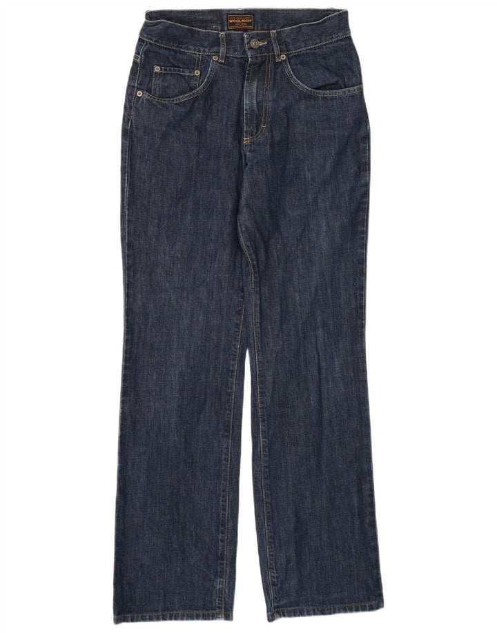 Lee Damen Straight Jeans W30 L30 Marineblaue Baumwolle