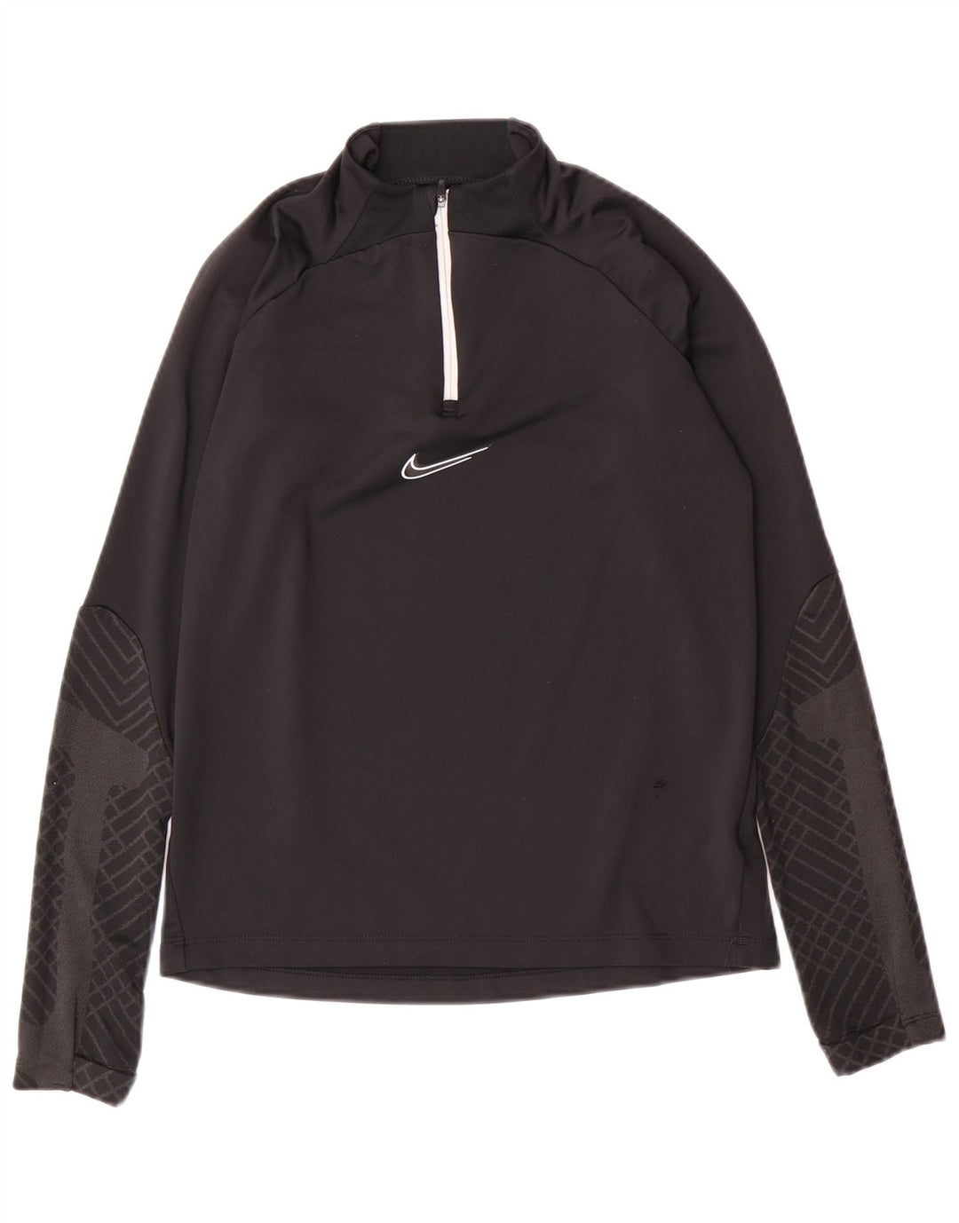 NIKE Jungen Dri Fit Slim Fit Pullover-Trainingsanzug-Oberteil, 12–13 Jahre, Größe L, Schwarz