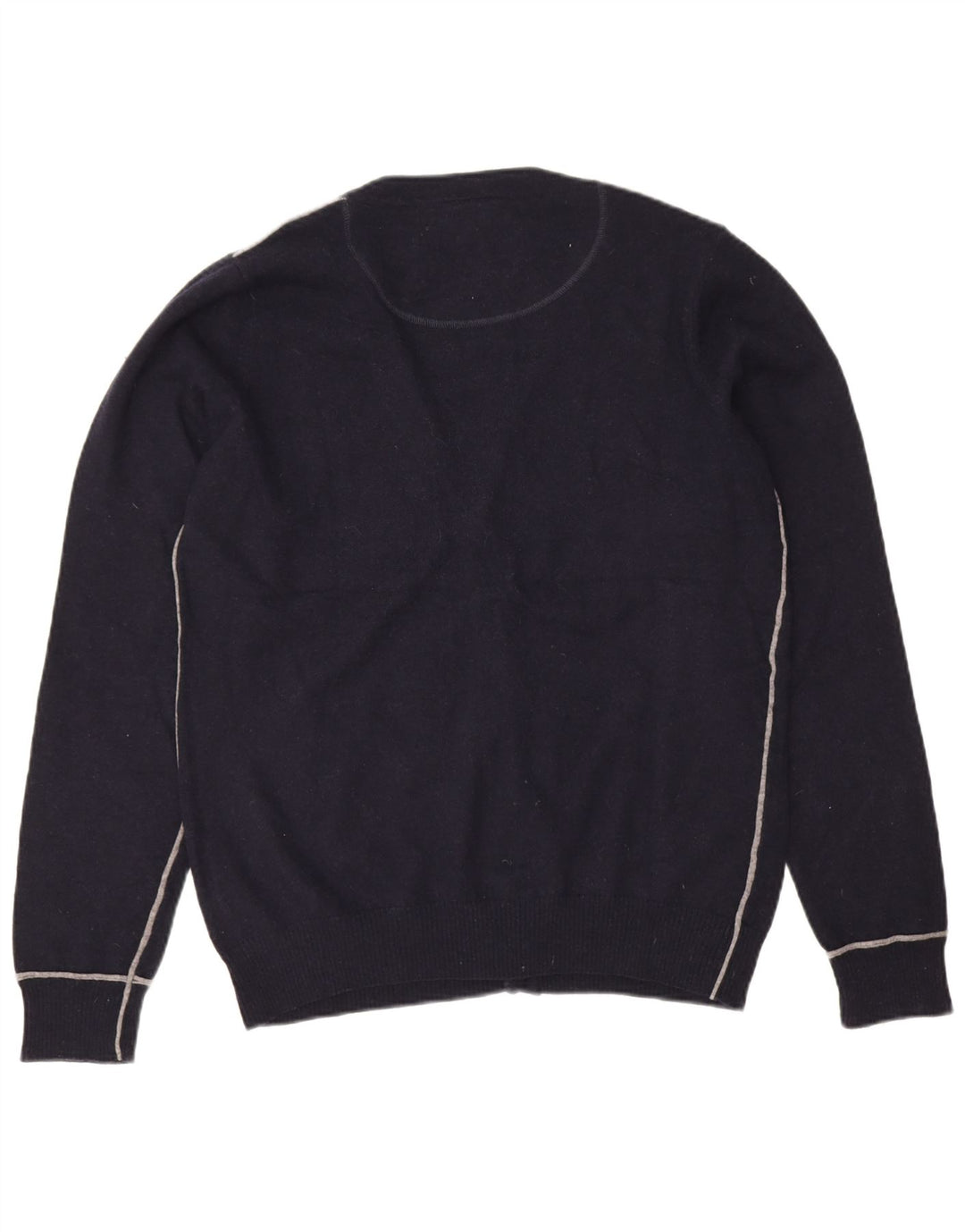 Gianmarco Venturi Herren Strickjacke XL Marineblaue Lammwolle