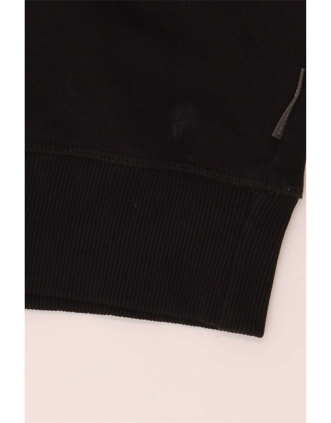 French Connection Herren-Sweatshirt-Pullover, groß, aus schwarzer Baumwolle