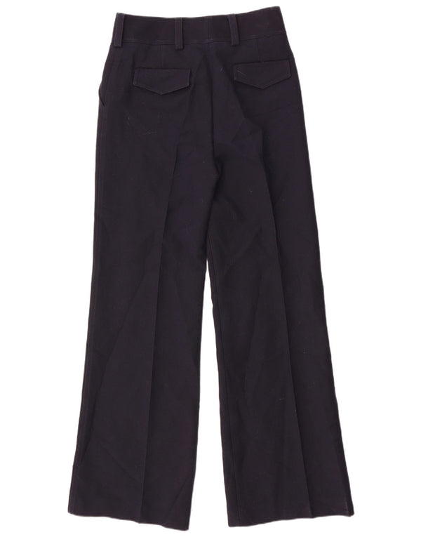 Massimo Dutti Damen-Chinohose mit hoher Taille, EU 40, Mittel W30 L33, Marineblau