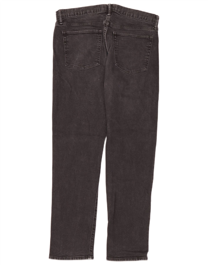 Gap Herren Slim Tapered Jeans W32 L32 Schwarze Baumwolle