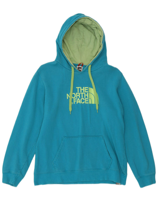 THE NORTH FACE Damen-Kapuzenpullover mit Grafik, UK 16, Größe L, Blau, Baumwolle