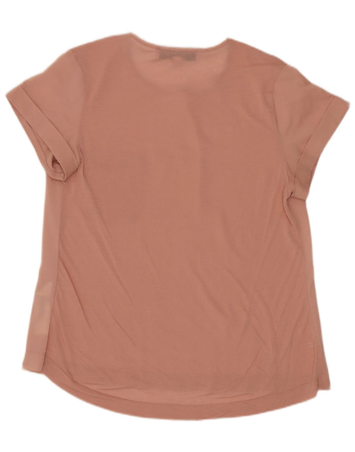 FRENCH CONNECTION Damen-Blusenoberteil UK 12 Mittelrosa Polyester