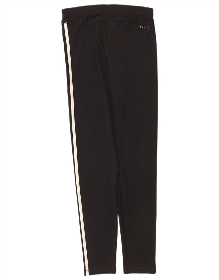 Adidas Climalite-Leggings für Mädchen, 13–14 Jahre, groß, schwarzes Polyester