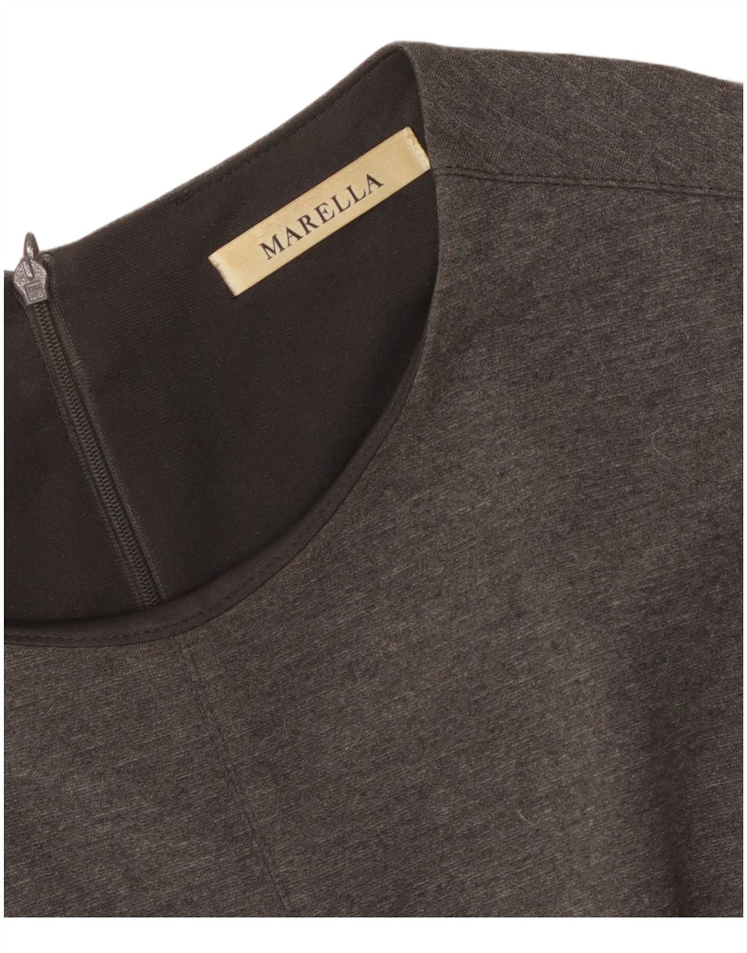 MARELLA Damen Ärmelloses Etuikleid UK 10 Small Grau