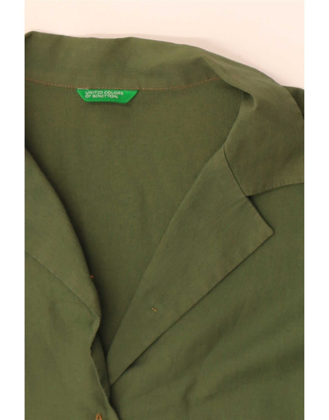 Benetton Damen-Hemd UK 12 Mittelgrün