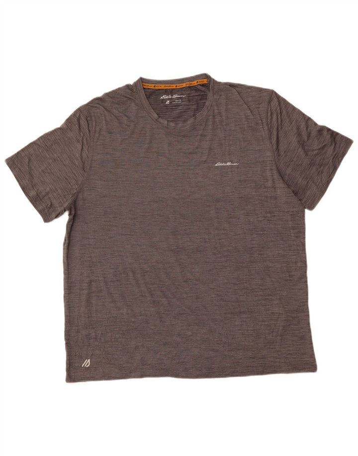 EDDIE BAUER Herren T-Shirt Top XL Grau meliert