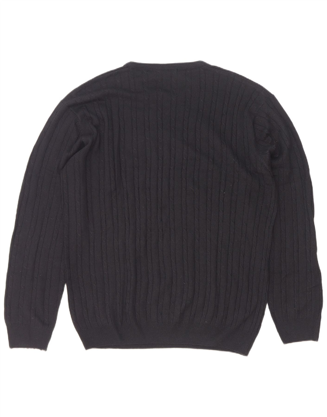 Lotto Herren-Pullover mit Rundhalsausschnitt, 2XL, schwarzes Acryl