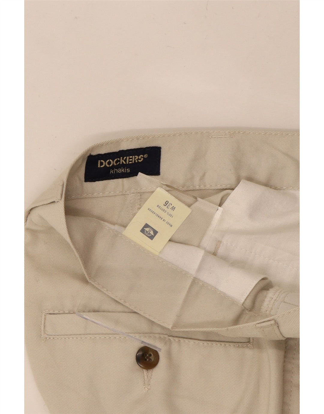DOCKERS Mens Chino Shorts W36 Large  Beige Cotton Vintage Dockers and Second-Hand Dockers from Messina Hembry 