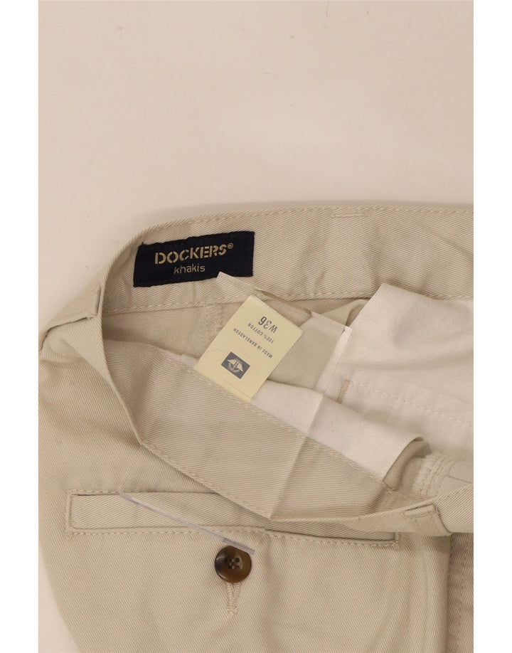 DOCKERS Mens Chino Shorts W36 Large  Beige Cotton Vintage Dockers and Second-Hand Dockers from Messina Hembry 