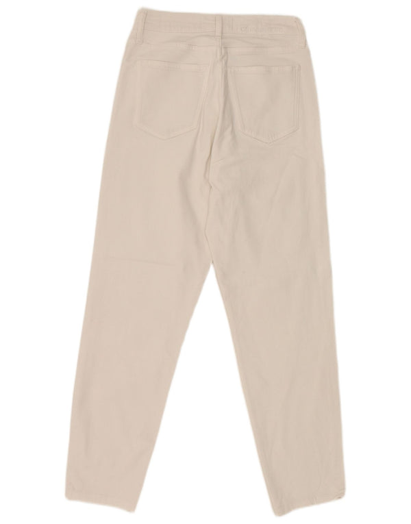 Calvin Klein Damen Tapered Jeans W26 L26 Weiß