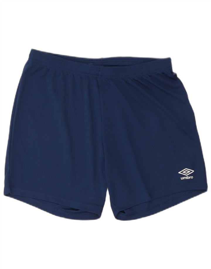 Umbro Herren-Sportshorts, groß, blau, Polyester