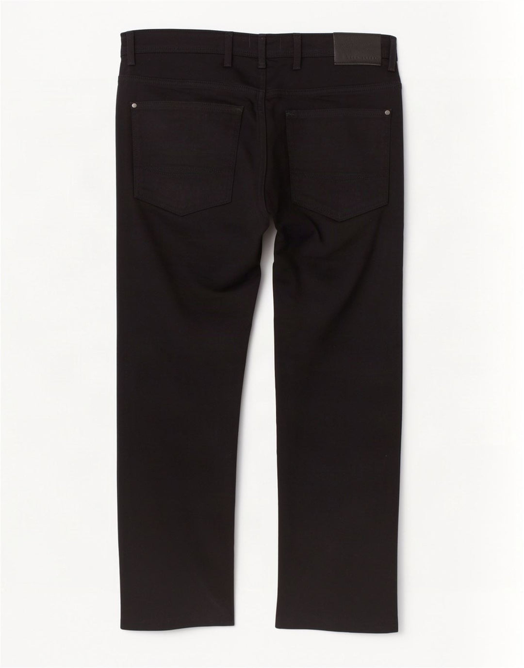 Ted Baker Herren Straight Jeans W36 L26 Schwarze Baumwolle